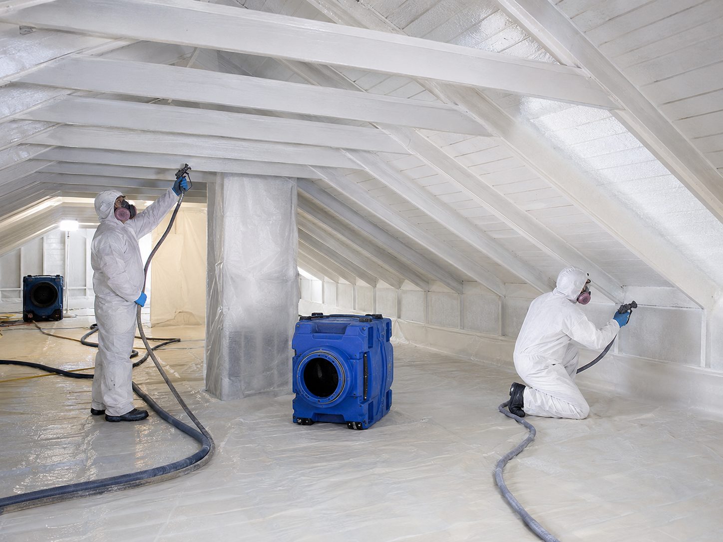 Full Attic Encapsulation Before and After